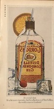 1979 Gordons London Dry Gin VTG 1970s 70s PRINT AD Flawless Cool Tom Collins picture