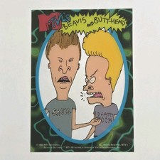 1993 MTV's Beavis & Butthead Clear Cell Acetate Promotional Card True RC... picture