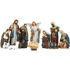 Nativity Scene Set 12 Inch 11 Piece Holy Family & Magi Nacimiento |68202| New picture