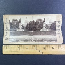 Garfield Memorial Washington D.C. Stereoview N. H. Hunter 1880s Capitol picture