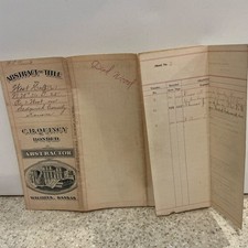 1897 Abstract of Title Sedgwick County Kansas C.B. Quincy Abstractor picture