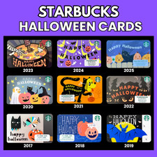 STARBUCKS HALLOWEEN GIFT CARD COLLECTIONS- Choose One or More 2017 To 2025 picture