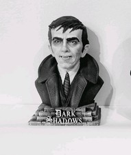 CUSTOM RESIN HAND PAINTED DARK SHADOWS BARNABAS COLLINS BLACK AND WHITE PAINT picture