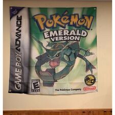 Pokemon Emerald Version Gameboy Rayquaza Wall Flag Banner Tapestry 3.5 x 3.5 Ft picture