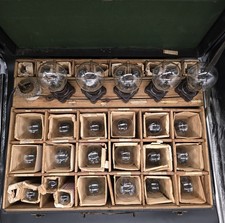 AeroLux Salesman kit with 34 bulbs, marketing material. and receipts. picture