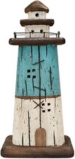Wooden Lighthouse Decor,Handcrafted Lighthouse Nautical Themed Home Decoration picture