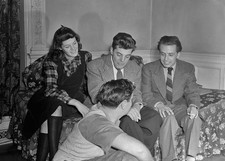 Adele Girard Joe Marsala Nesuhi Ertegun William P Gottlieb Turkish- Old Photo picture
