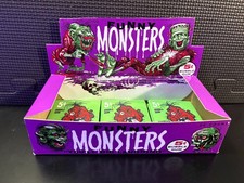 1959 Funny Monsters - You'll Die Laughing - Empty custom design display box picture