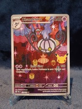 Chandelure 137/128 30th Anniversary Illustration Rare Full Art Holo Pokémon TCG picture