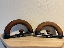 THE A.C. WILLIAMS CO #1Sad Iron Removable WOODEN Handle Antique Cast Iron- picture