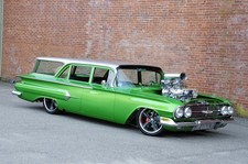 Cars 1960 chevrolet parkwood wagon hot rod rods custom Art Print Poster 11x17 picture