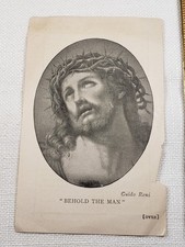 Vintage Holy Prayer Card Jesus Prayer Christian Religious Gift D36 picture