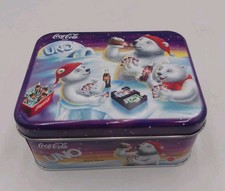 Vtg  1998 Special Edition Coca-Cola UNO Set Polar Bears Sealed Cards Manual Fun picture