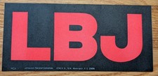 Lyndon Baines Johnson LBJ Sticker 1964 Presidential Run Political picture