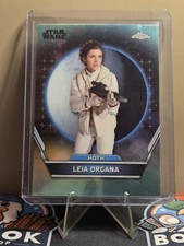 2024 Topps Star Wars Hyperspace Leia Organa Aqua Refractor /199 #91 picture
