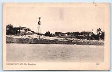 MEREPOINT, ME Maine ~ THE BUNGALOWS From Water c1920s Cumberland County Postcard picture