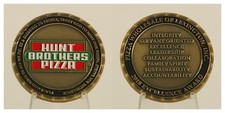 Hunt Brothers Pizza 2018 Excellence Award Challenge Coin  4#E picture