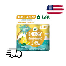 V8 Energy Yuzu Lemon Energy Drink, 8 Fl Oz Can, 6 Pack** picture