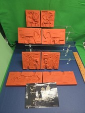 Dragons Fantasy 4 Molds Pewter Figures 1993 REB Toys Series Figurines Medieval picture