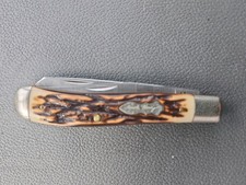 UNCLE HENRY/SCHRADE + (MADE IN USA) 2-BLADE VINTAGE TRAPPER KNIFE MODEL 285UH picture