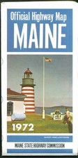 Official Highway & Road Map: Maine 1972 picture