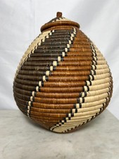 Handmade Zulu Basket | Traditional African Home Decor (16