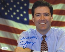JAMES COMEY SIGNED AUTOGRAPH FORMER FBI DIRECTOR JSA COA #3 picture