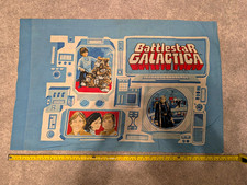 Vintage 1978 Battlestar Galactica Pillowcase 70s Sci-Fi Adama Starbuck Apollo picture