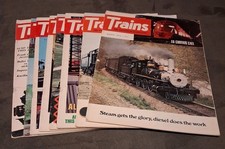Trains The Magazine of Railroading 1973(Feb.,March,June,Oct. & Nov. Missing) picture