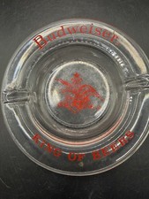Vintage Budweiser King Of Beers Red/Clear 5