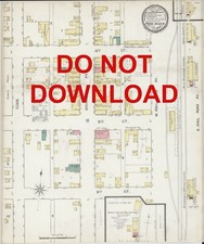 1893 Very Detailed COPY City Map Park River North Dakota Perfect for researchers picture