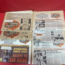 The Comics Buyer’s Guide 1984 Lot of 6 Issues #535 538 554 555 562 563.   *23 picture