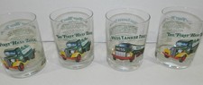 New Complete 1996 Vintage Set of 4 Hess Toy Truck Glasses Collector's Series picture