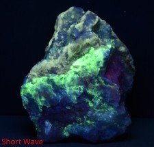 Natural Fluorescent Blue Hackmanite Specimen Combined with Phlogopite 125 Gram picture