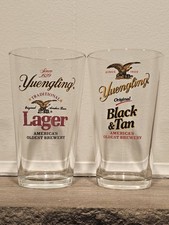 2 Different Yuengling Traditional Lager Beer Glasses picture