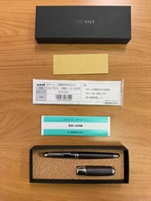 Japan Mitsubishi Pure Malt Oakwood Ballpoint Pen Discontinued with Stamp Case picture