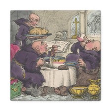 Thomas Rowlandson - The Holy Friar - May 6, 1807 - Canvas Wall Art picture