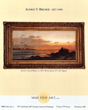 2006 ALFRED T. BRICHER Art Gallery Exhibit ~ Sunrise 1-Page Magazine PRINT AD picture