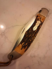 Vintage Schrade USA 127UH Uncle Henry Folding Hunter Pocket Knife, 1986 Engraved picture