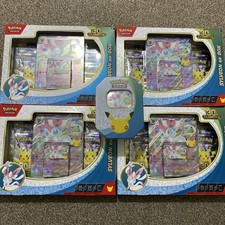 Pokemon 30th Anniversary -Sylveon Ex Box x4 + 1 Big Tin - Sealed picture