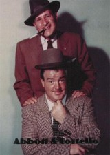 1996 Abbott & Costello Promo Trading Card P1 picture