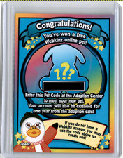 2008 Ganz Webkinz Series 3 Mystery Pet Card Unused PACK FRESH Card WILL SHIP picture