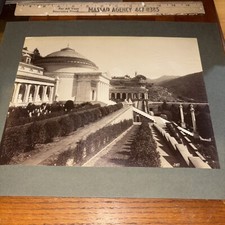 Vintage Camposanto Church & Rotunda Italian Architecture Photo Genoa Resasco picture