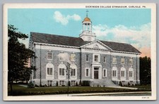 Dickinson College Gymnasium Carlisle PA Vintage Postcard TS-252 picture