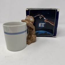 ET The Extra-Terrestrial Figurine Vintage Coffee Mug With Box Movie Memorabilia picture