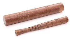 WALNUT Wood Cigarette Holder mouthpiece - smoking accessory set + Storage Tube picture