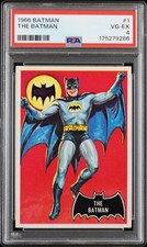 1966 TOPPS BATMAN #1 THE BATMAN PSA 4 picture