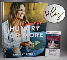 CHRISSY TEIGEN SIGNED CRAVINGS HUNGRY FOR MORE HARDCOVER BOOK AUTO 1ST ED JSACOA picture