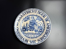 Maastricht Liberation Plate 1944 Petrus Regout WWII Commemorative picture