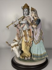 LLADRO Radha Krishna 01001910 Signed Ltd Ed 1721/3000 COA Box Retired Porcelain picture
